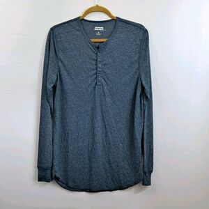 Mens space dyed henley shirt NWOT